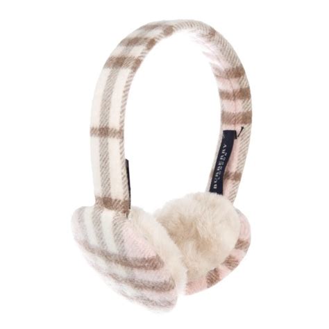 burberry cashmere earmuffs|burberry shearling earmuff.